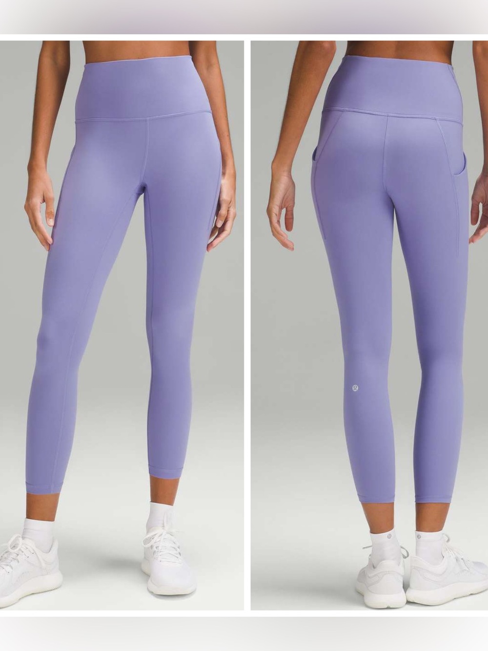 Lululemon Wunder Train High-Rise Tight with Pockets 25" Dark Lavender Sz. 6
